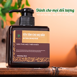 Bộ thảo mộc tắm body và làm hồng " cô bé " Wonmom ( 1 Sữa tắm cho mẹ + 1 Dung dịch vệ sinh )