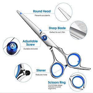 Kéo Cắt Tóc Thép Không Gỉ Kềm 