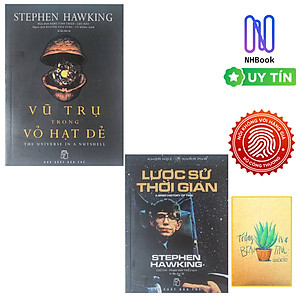 Combo Lược Sử Thời Gian và Vũ Trụ Trong Vỏ Hạt Dẻ ( Tặng Kèm Sổ Tay)