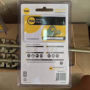 Khóa Bấm Yale Model Y120D/50/127/1  Size 50mm 