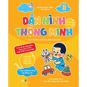 Bộ Dán hình thông minh cho bé 1-5 tuổi (Trọn bộ 04 cuốn) - Bản Quyền