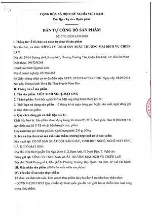 Viên tinh nghệ mật ong Mộc Lan (hũ 250g)