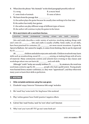 Sách Bài Tập Thực Hành Tiếng Anh 8 - Không Đáp Án (Theo Chương Trình Mới Của Bộ GD&ĐT)