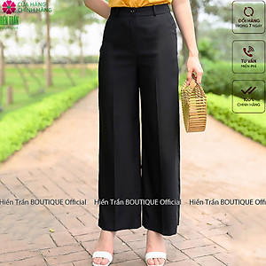 Quần ống rộng nữ Hiền Trần BOUTIQUE siêu xinh, mặc chân dài như siêu mẫu
