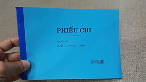Bộ 3 Phiếu Chi 2 Liên - Màu Xanh