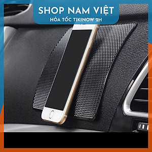 Đế Lót Chống Trượt Thảm Để Tượng Cho Taplo Xe Ô tô Lót Tượng Lót Điện Thoại