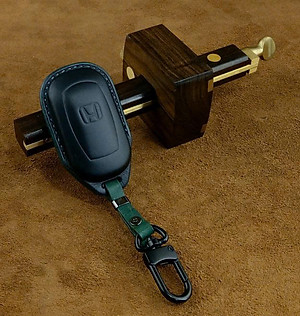 Bao da ép phom handmade chìa khóa xe ô tô Honda CRV HRV CIVIC 2,3,4,5,6 nút bấm da bò thât giá tận xưởng (có bán sỉ ) - hàng chính hãng