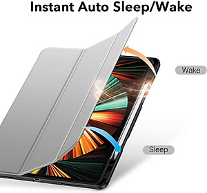 Bao Da Dành Cho iPad Pro 11 inch 2021/2022 và iPad Pro 12.9 inch 2021/2022 ESR Rebound Pencil Holder (Có khe cắm bút Apple Pencil) - Hàng Nhập Khẩu