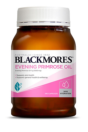 Tinh Dầu Hoa Anh Thảo Hỗ Trợ Cân Bằng Nội Tiết Tố Blackmores Evening Primrose Oil Lọ 190 Viên