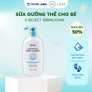 Sữa dưỡng thể tinh dầu thơm thiên nhiên cho bé s select 300ml/chai