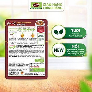 Gia Vị Bò Kho Barona 80g ươp ngon chuẩn vị không cần nêm nếm - Combo