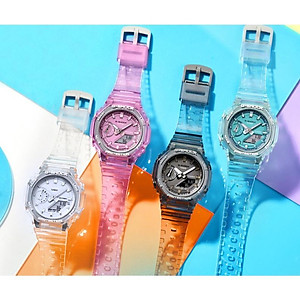 Đồng Hồ Unisex Dây Nhựa G-Shock GMA-S2100SK-1ADR | GMA-S2100SK-1A