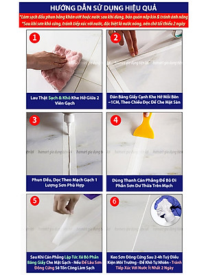 Keo Chà Ron Gạch Chống Thấm LKB 280ml Kẻ Chỉ Mạch Gạch Đá Hoa Nhà Tắm Viền Bồn Chậu