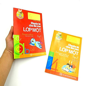 Combo Làm Quen Với Chữ Cái - Chuẩn Bị Cho Bé Vào Lớp 1 -Tập 1 Và 2 - Tủ Sách Bé Vào Lớp 1 (Bộ 2 Tập)