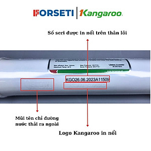 LÕI LỌC NƯỚC SỐ 5 KANGAROO – NANO SILVER - Hàng chính hãng
