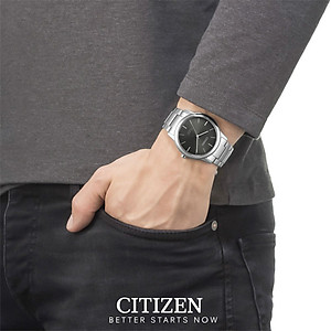 Đồng Hồ Nam Citizen Dây Titanium AW2020-82H - Mặt Xám (Sapphire)