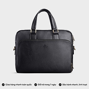Cặp Công Sở Lata ( Thời trang nam basic đựng laptop 15 inch - Cặp da CA32 )