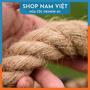 Dây Thừng Trang Trí Nhà Cửa Sợi Gai Tự Nhiên (Bán Theo Mét)