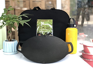 Chảo Đá Nướng Chống Dính 33cm ECORAMIC Chính Hãng