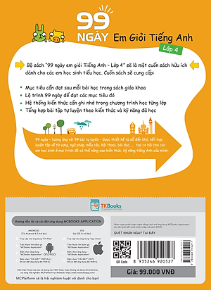 Sách 99 Ngày Em Giỏi Tiếng Anh Lớp 4