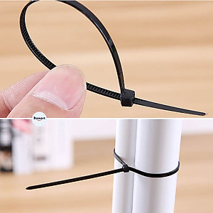 Túi 100 Dây Thít Nhựa Dây Rút Lạt Nhựa Buộc Treo Đánh Dấu Cố Định Vật Dụng 3x150 4x250 Tiện Lợi