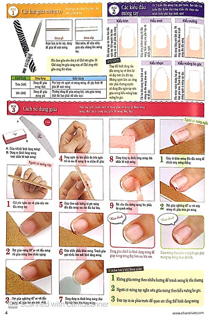 Sách Bộ Sưu Tập Các Mẫu Trang Điểm Móng (Tập 2)