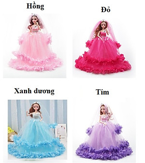 Búp bê Barbie công chúa-Cô dâu  DRU - Hàng Chính Hãng