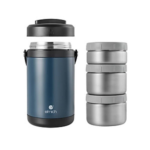 Hộp cơm giữ nhiệt inox 304 Elmich EL8302 dung tích 1.7L - Hàng chính hãng