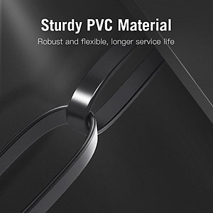 Dây cáp mạng Lan CAT6 Dẹt - Tròn 10m 15m RJ45 Gigabit tốc độ cao VENTION - Hàng chính hãng