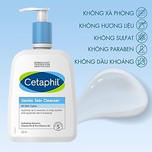 Sữa Rửa Mặt Cetaphil Gentle Skin Cleaner (500ml) - 8394107341305,9318637069637