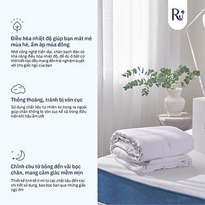 Chăn Mền Bạch Đàn Ru9 Eucalytus Duvet Thoáng Mát |Sợi Vải 100% Bạch Đàn Từ Thiên Nhiên | 3 Kích Thước | 1m6, 2m2, 2m4