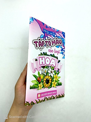 Sách Tập Tô Màu Các Loại Hoa