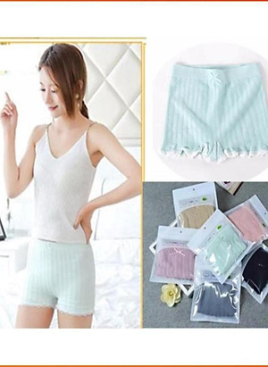 COMBO 3 QUẦN ĐÙI MẶC VÁY COTTON CO GIẢN 4 CHIỀU FREESIZE DƯỚI 60 KÍ