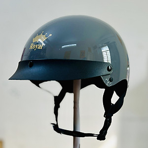 Mũ bảo hiểm xe máy 1/2 Royal M162 có lưỡi trai màu đen dành cho cả nam và nữ chính hãng