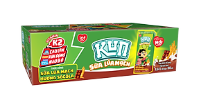 Thùng 48 Hộp Sữa SoCola Lúa Mạch KUN 180ml/hộp