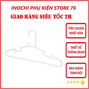 {Nhiều Sự Lựa Chọn} Lốc Móc Treo Quần Áo Đa Năng Hara Tùy Chọn Mẫu Phù Hợp Cho Các Loại Quần Áo : Áo Đầm , Áo Kiểu, Áo Mỏng , Quần Áo Người Lớn , Trẻ Em - Chính Hãng inochi ( Tặng khăn lau pakasa) Giao màu ngẫu nhiên