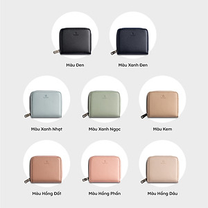 Ví Yuumy ( Thời trang nữ dáng ngắn cầm tay khóa kéo - Ví da Seasand YV99 )