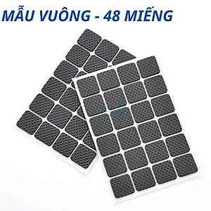 Bộ Lót Chân Nội Thất Đa Năng (48 Miếng) Miếng Lót Êm – Sàn Yên Tĩnh, Nhà Gọn Gàng Bộ Lót Chống Xước Siêu Bám – Chân Bàn Ghế “Không Làm Phiền” Chân Êm Sàn Mượt – Combo 48 Miếng Lót Nội Thất