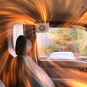 Quạt Thông Gió Tự Động Năng Lượng Mặt Trời Dùng Cho Xe Ô Tô ( 0.8W)