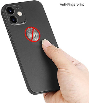 Ốp lưng nhám cho iPhone 12 (6.1 inch) siêu mỏng 0.3mm hiệu Memumi ( có gờ bảo vệ camera, mỏng 0.3mm, chống trầy, chống bụi) - Hàng nhập khẩu