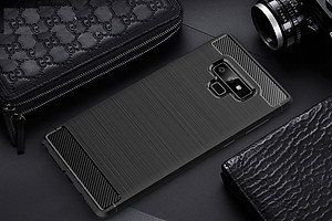 Ốp lưng chống sốc Vân Sợi Carbon cho Samsung Galaxy Note 9 - hàng nhập khẩu