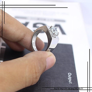 Nhẫn Inox Nam Đẳng Cấp Thép Không Gỉ Bảng Trơn