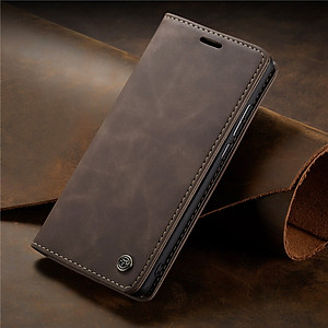Bao da bò dạng ví dành cho Samsung Galaxy A12 mẫu case hàng nhập khẩu
