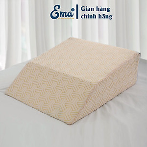 Gối chống giãn tĩnh mạch chân EMA thế hệ 2 - Độ cao chuẩn châu Âu - Mặt đặt chân phẳng xoay trở dễ dàng