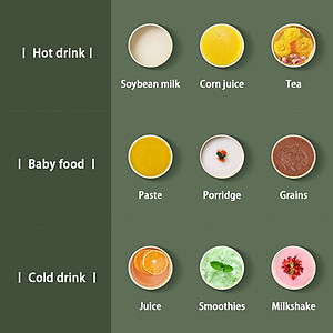 Máy làm sữa hạt mini đa năng Elecplus EP-S500A 6 Chức năng: Nấu sữa hạt, Xay sinh tố, Nấu cháo, Pha trà, Đun nước sôi, Vệ sinh máy - HÀNG NHẬP KHẨU