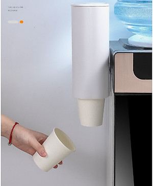 Dụng Cụ Đựng Ly Giấy 1 Ngăn Dán Tường -Hàng Chính Hãng