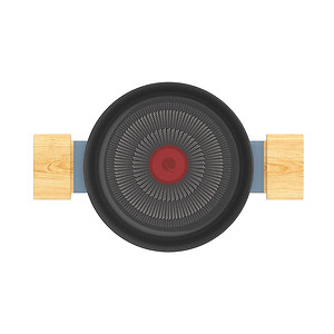 Bộ nồi chống dính vân gỗ Elmich Nature EL-5206MG04 size 18, 20, 24 chảo 26cm