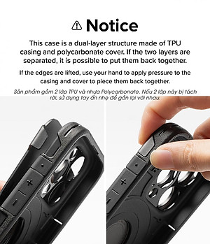 Ốp lưng dành cho iPhone 15 Pro Max/15 Pro RINGKE Alles - Hàng Chính Hãng