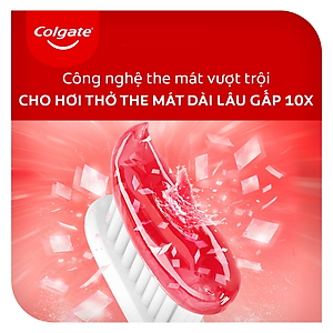 Bộ 3 Kem đánh răng Colgate MaxFresh Hương Đào Mát Lạnh 225g tặng kèm bàn chải