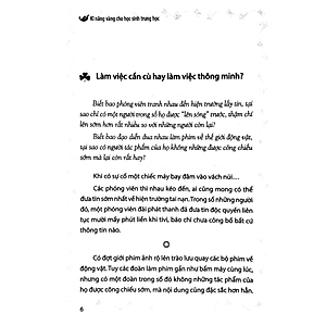 Sách Kĩ Năng Vàng Cho Học Sinh Trung Học - Học Cách Quản Lí Cuộc Sống